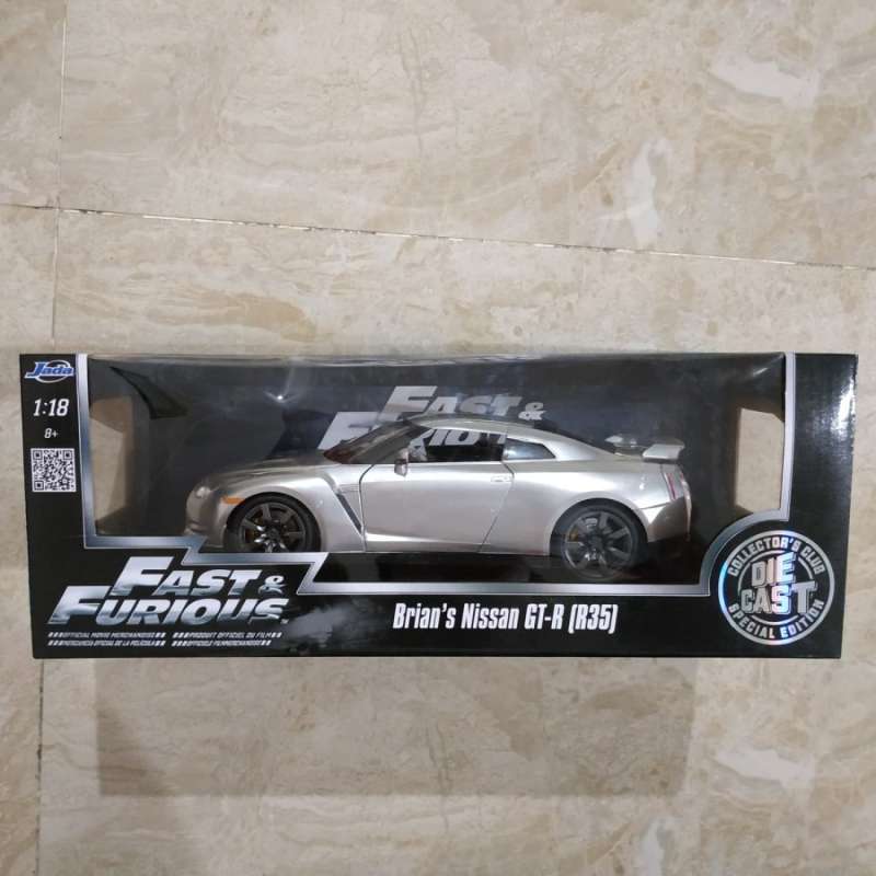 Fnf R35 Jual Jada 1-18 Nissan GT-R R35 Brian's FNF Silver Not Hotwheels Antik ...