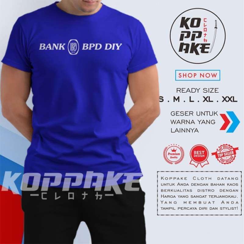 Promo Kaos Bank BPD DIY Logo Baju Perusahaan di Seller Depoperssss
