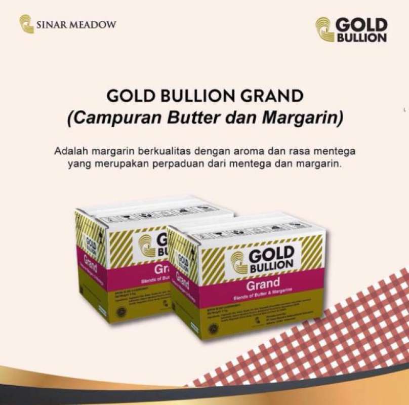 Jual Gold Bullion Grand Blend of Bu Butter & Margarine [1 Kg/Repack] di