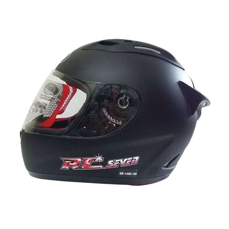 Jual HELM KYT RC 7 RC SEVEN HITAM DOF BLACK DOF KYT FULL FACE RC7 XL