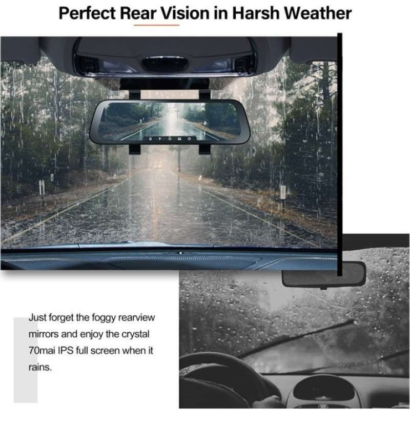 Jual Midrive D07 70mai - Rearview Mirror Dash Cam Wide - Kaca Spion ...