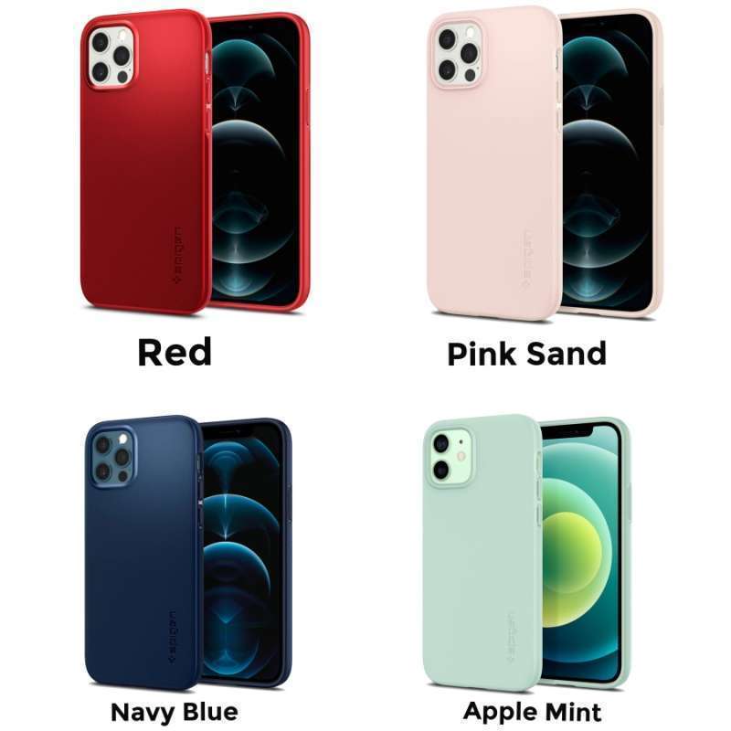 Jual Case iPhone 12 Pro Max / Pro / 12 Mini Spigen Thin Fit Pro Slim