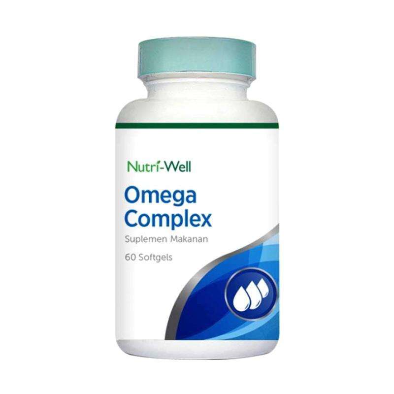Promo Nutriwell Omega Complex Fish Oil 3 6 9 Suplemen [60 Kapsul