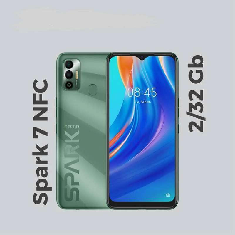Jual Tecno Spark 7 NFC [KF6M] Smartphone ( Ram 2GB / Rom 32GB ...