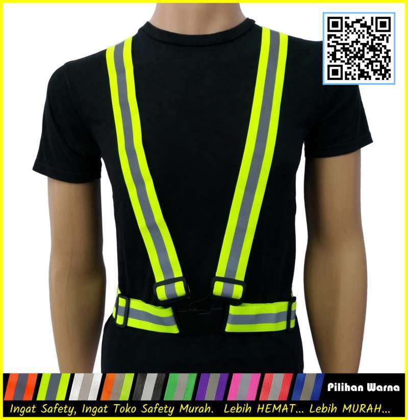 Jual Rompi Safety Karet Safety Vest Scotligh Elastic Rreflective Rompi V di Seller Toko Safety