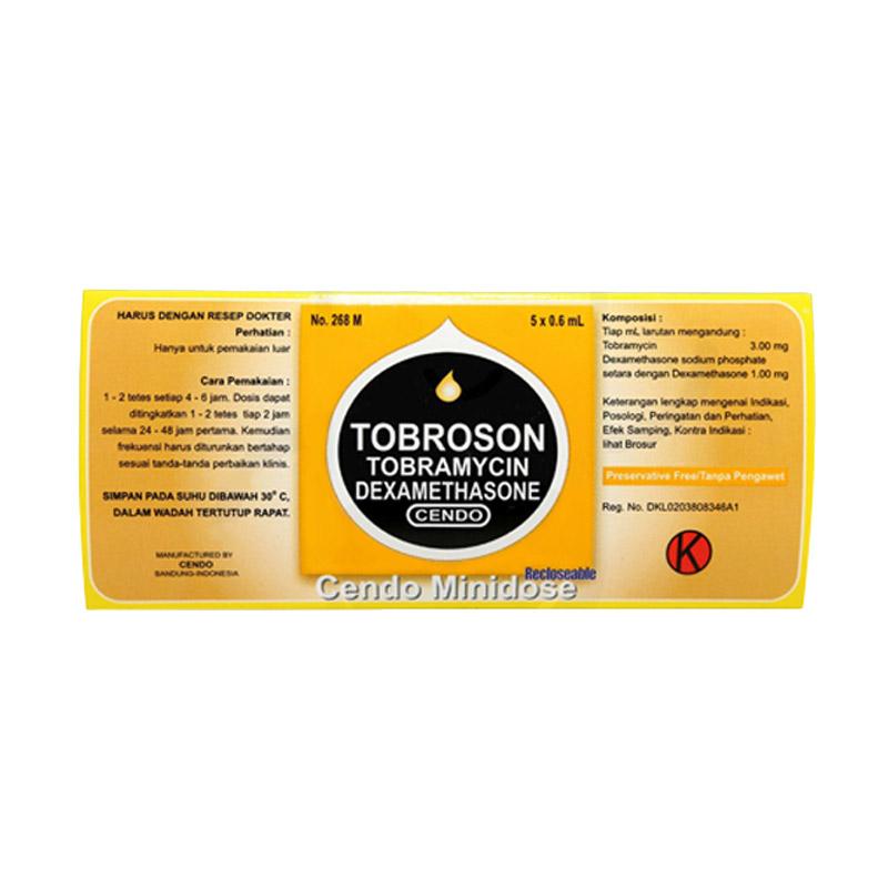Jual Cendo Tobroson Minidose Obat Kesehatan [0.6 mL] Murah