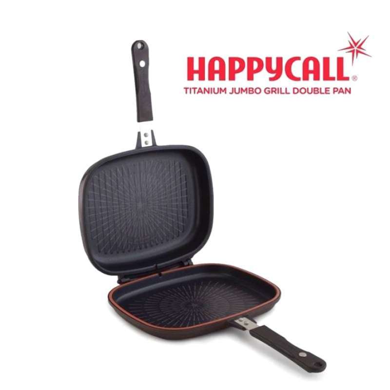 Jual Jual Happy Call Titanium Jumbo Grill Double Pan 30Cm Original di Seller Gunung Sejahtera