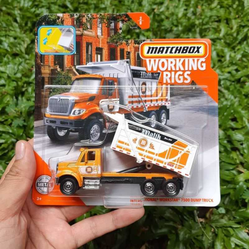 Jual Matchbox Working Rigs International Workstar 7500 Dump Truck di