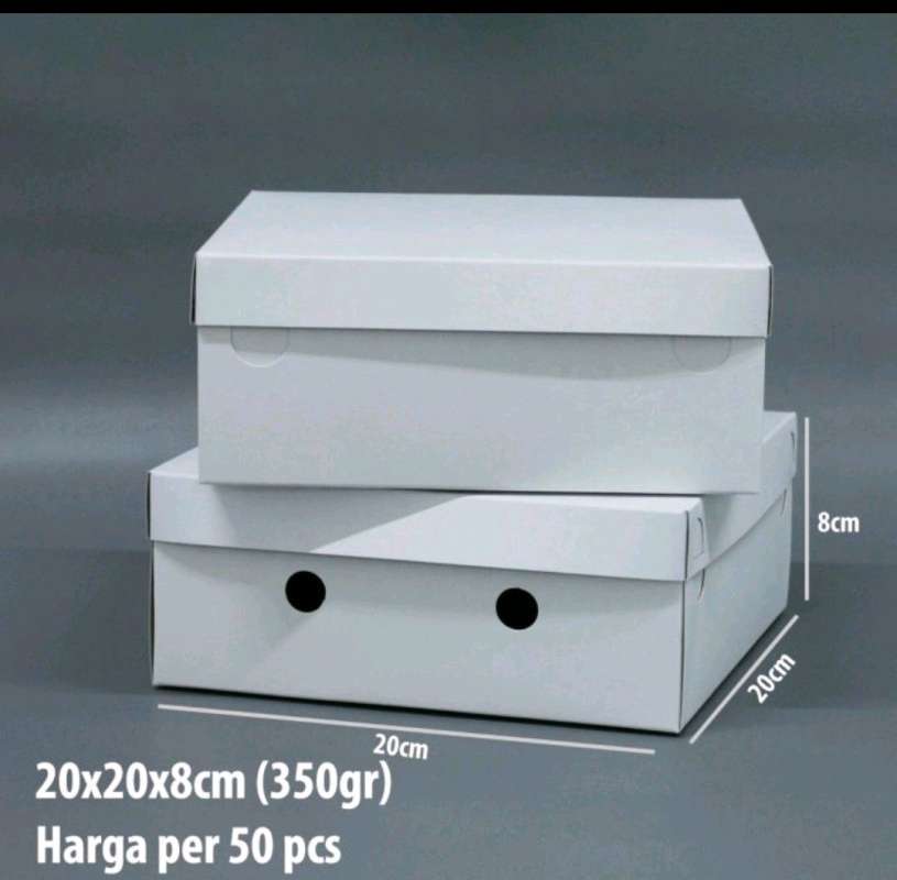 Jual Kotak Nasi Box Nasi 18x18x8 ( 50set) Di Seller Twin _shop - Cimone ...