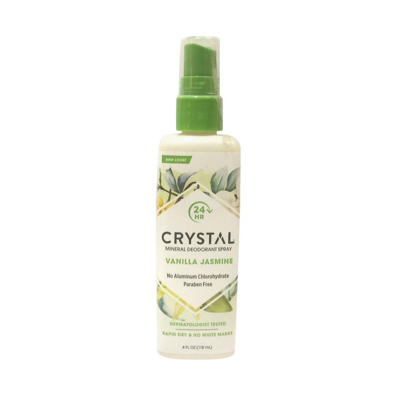 Jual Crystal Vanilla Jasmine Body Deodorant Essence Spray [118 mL/4 FL