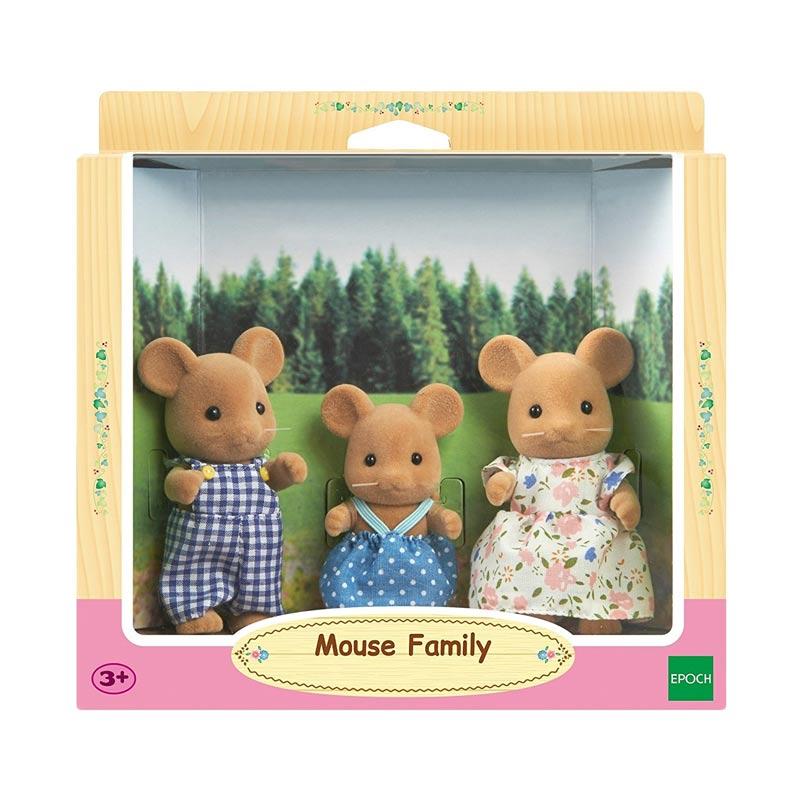 Jual Sylvanian Families Mouse Family Set Boneka Mini [original] Di ...