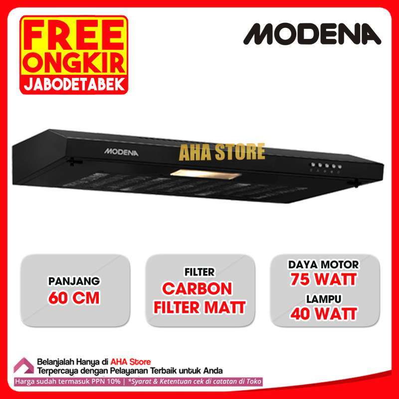 Jual Modena Slim Cooker Hood Penghisap Asap 60 cm ESILE PX6001 di