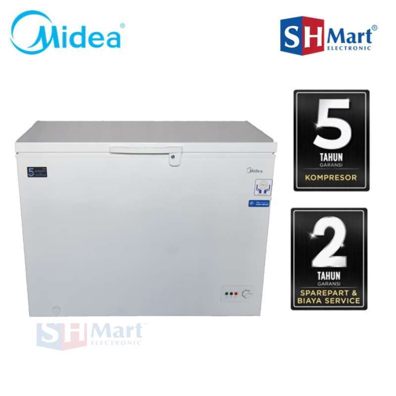 Jual MIDEA CHEST FREEZER 350 LITER HS390CK / HS390CK / 390CK (MEDAN