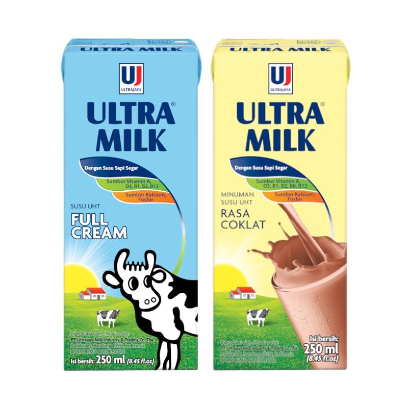 Jual Ultra Milk Varian Rasa 250 mL Package (Isi 24 Pcs