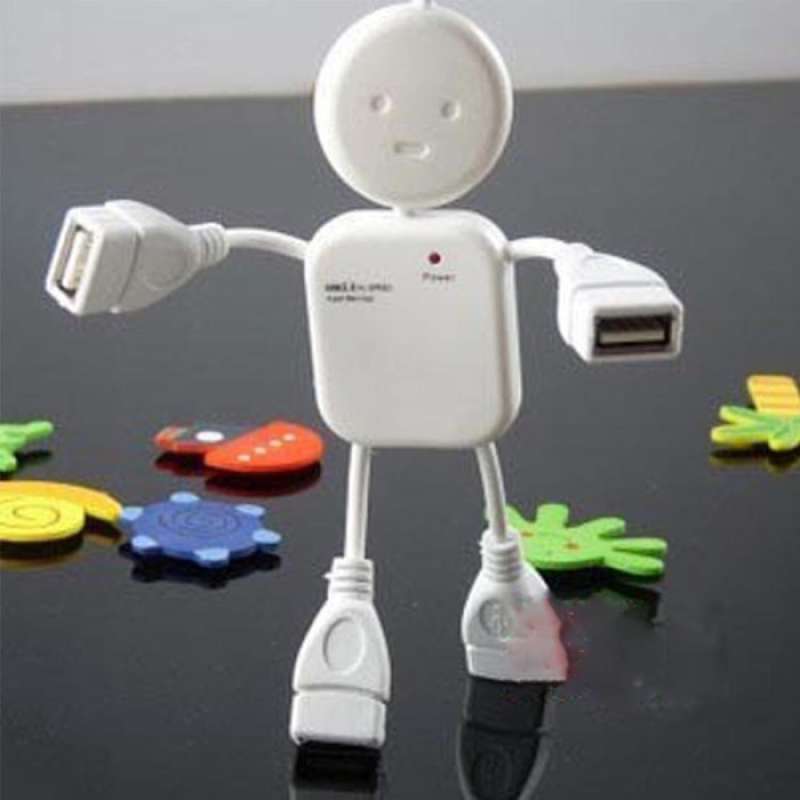 Jual USB HUB 4 PORT PARALEL HIGH SPEED ARDUINO EXTENSION KARAKTER ORANG ...