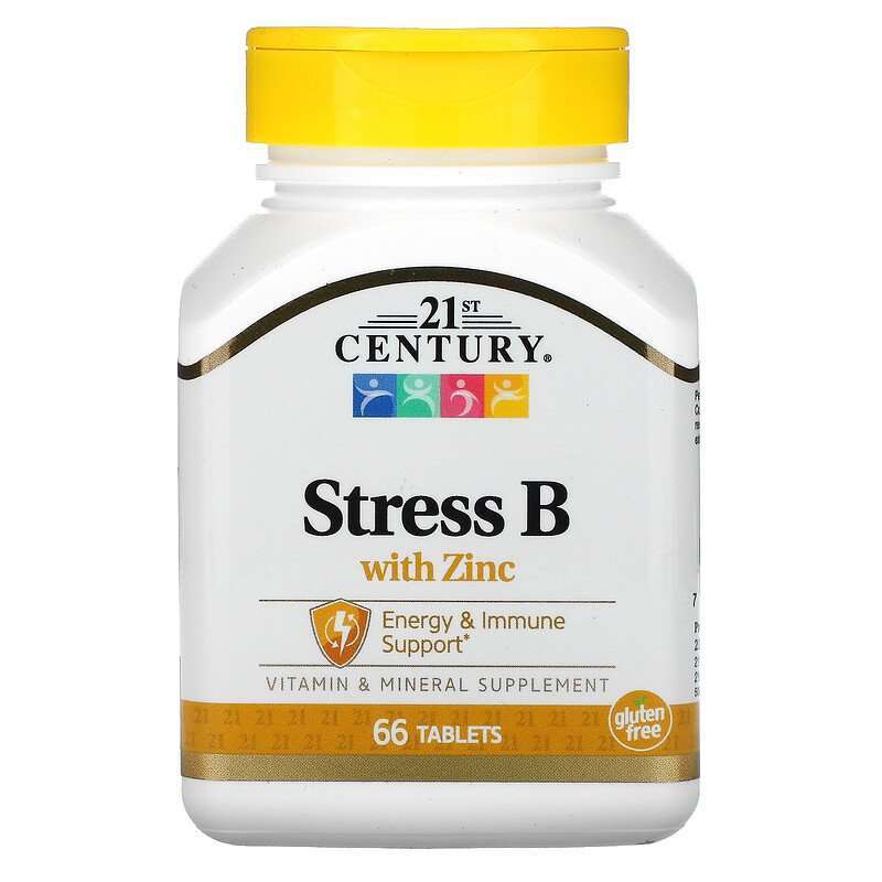 Jual Vitamin B Multivitamin Stress B with Zinc 21st Century 66 tablets