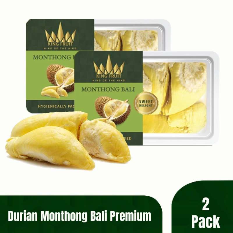 Promo 2 Pack King Fruit Durian Monthong Bali Premium Duren 500 Gram