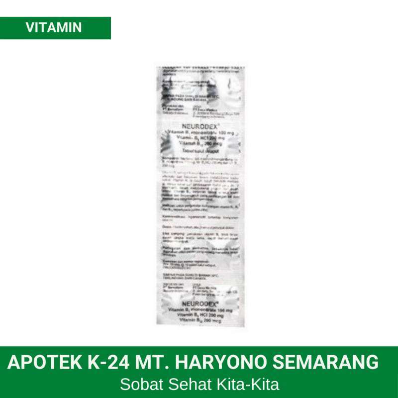 Jual Neurodex Strip 10 Tablet / Suplemen Vitamin B Complex B1 B6 & B12
