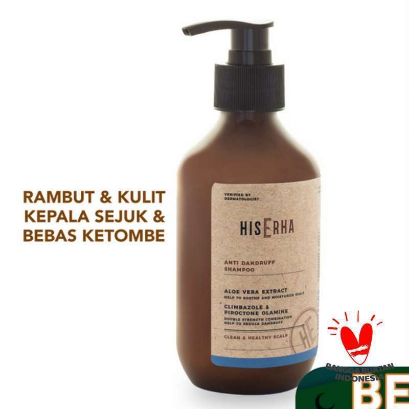 Promo HIS ERHA Anti Dandruff Shampoo 270ml Shampoo Rambut Gatal dan