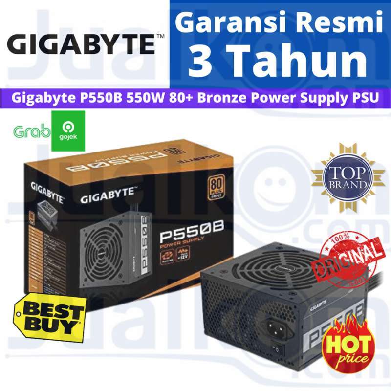 Promo Gigabyte P550B 550W 80+ Bronze Power Supply PSU Diskon 15 di