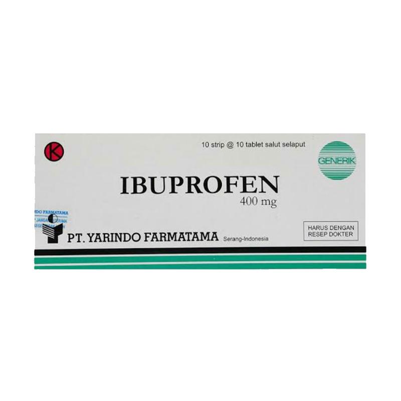 Jual Indo Ibuprofen 400 mg Obat Resep Dokter 10 Tablet/ 1 Jual Indo Ibuprofen 400 mg Obat Resep Dokter 10 Tablet/ 1