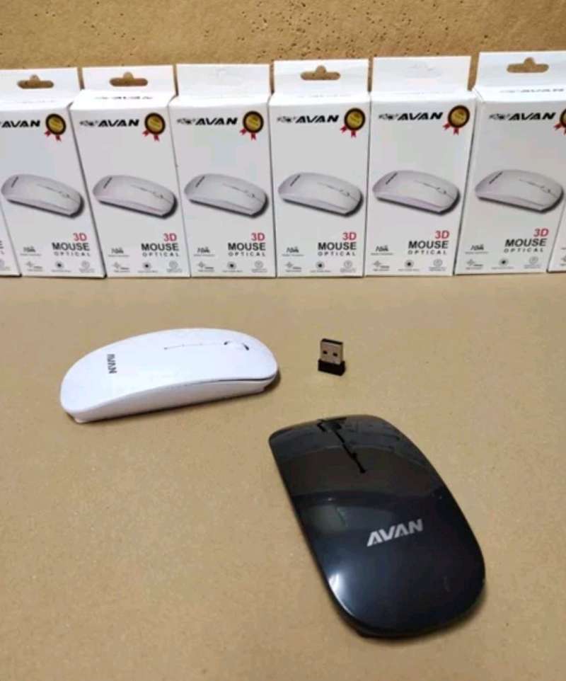 Jual Mouse wireless OEM PC/ Mouse Slim Avan di Seller Duntech Duntech