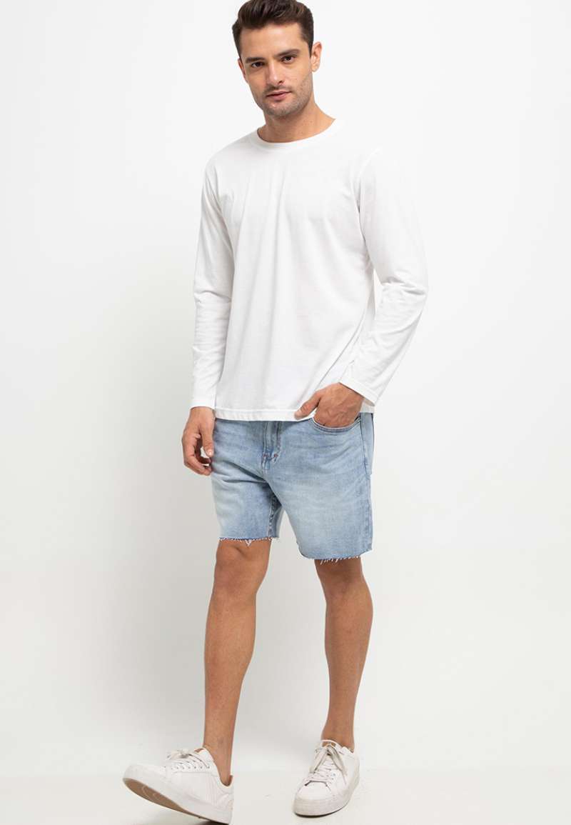 Jual Insight Celana Pendek Jeans Pria Biru A Switch Short