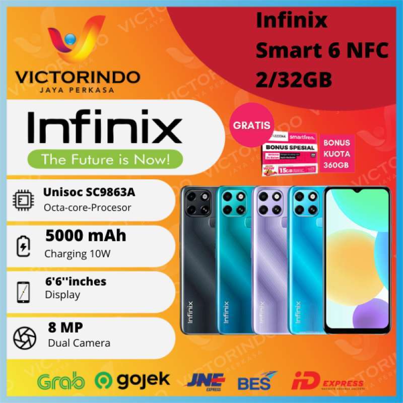 Jual Infinix Smart 6 NFC [X6511] Smartphone ( Ram 2GB / Rom 32GB ...
