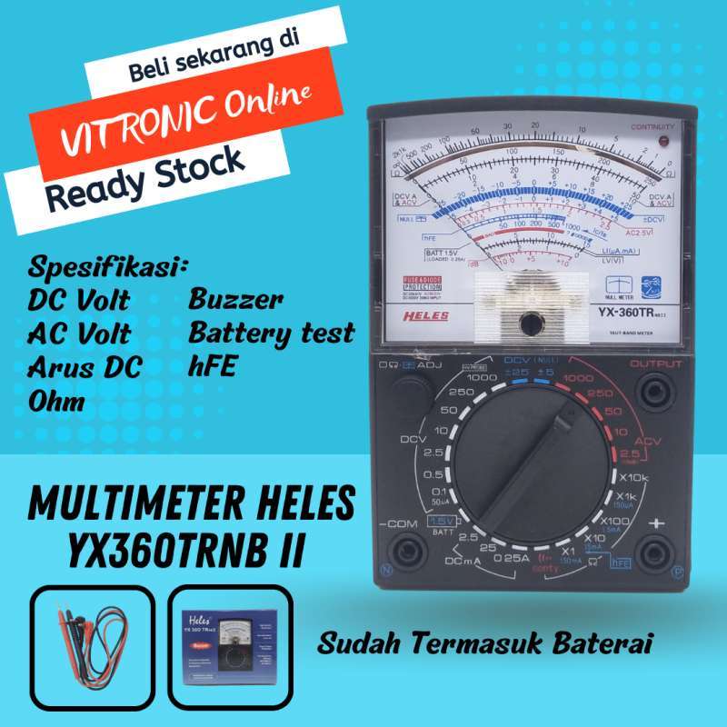 Jual Multimeter YX360TRnb ii Heles YX360TRnb Multitester analog YX 360