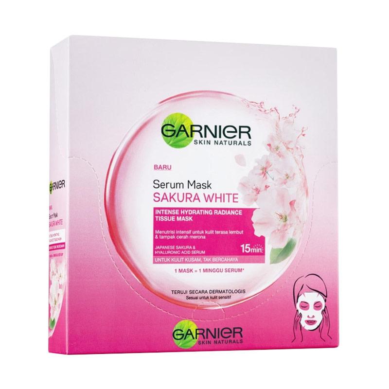 Cara Menggunakan Masker Garnier  Sakura White