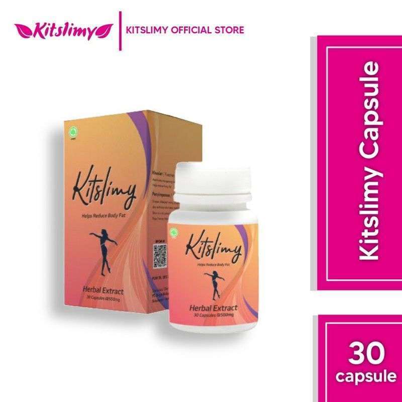 Jual KITSLIMY Obat Diet/Pelangsing Isi 30 Kapsul Asli Herbal DIJAMIN