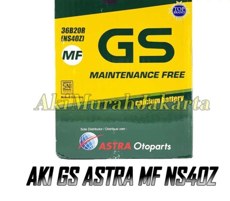 Jual Aki Mobil Daihatsu Grand Max GS Astra NS40Z Aki Kering 12V / 35 Ah