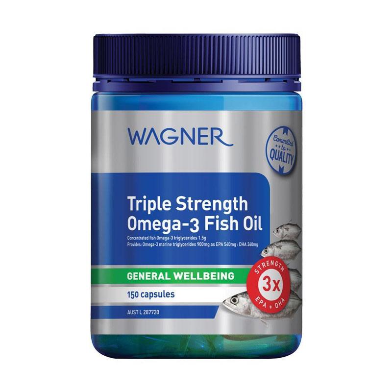 Wagner Triple Strength Omega-3 Fish Oil 150 Capsules main image 1