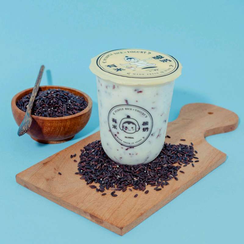 Jual Yomies Rice x Yogurt Smoothie CHEWY! Purple Rice Yogurt di