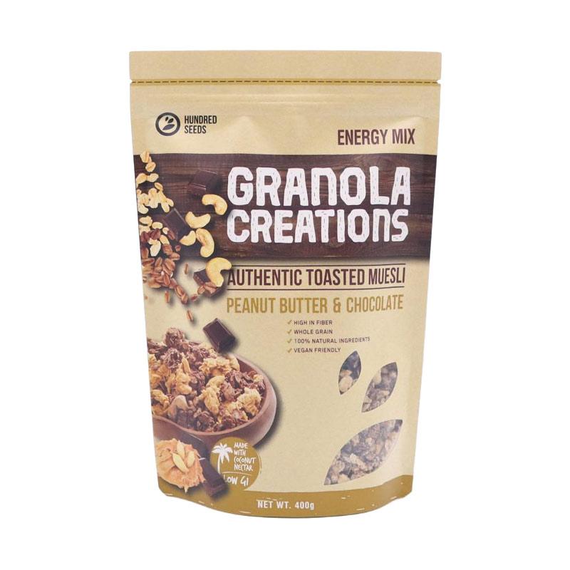 Jual Granola Creations Chocolate With Peanut Butter Oatmeal [400 G] Di