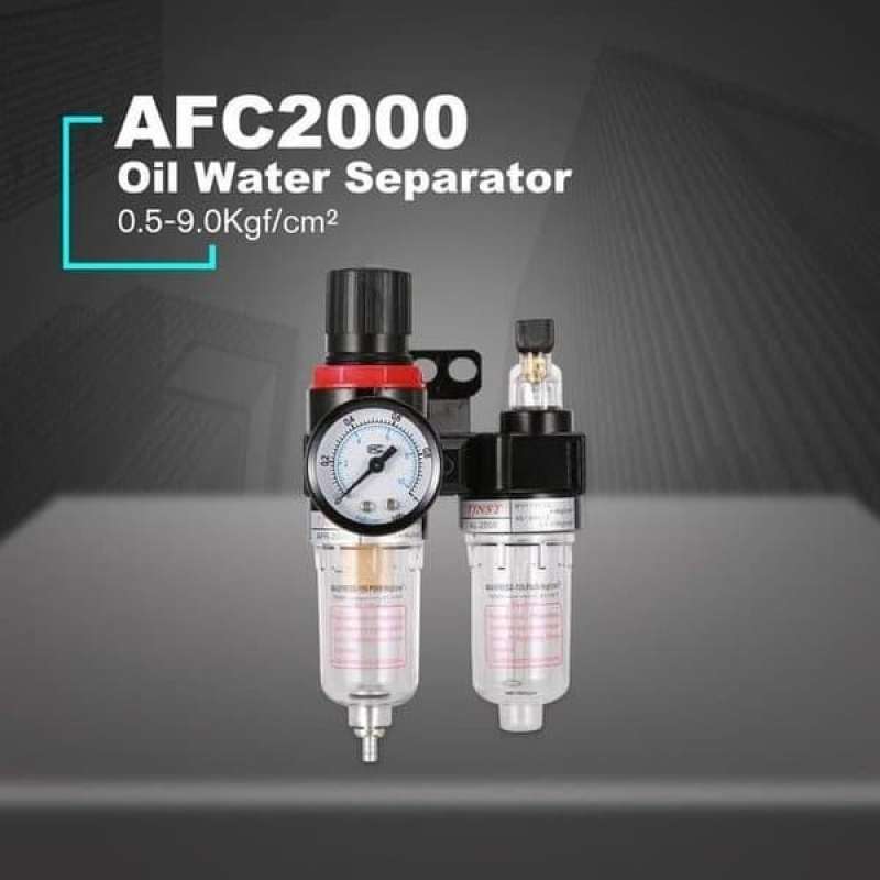 Jual Air Filter Regulator 1/4 Double Airtac AFC2000 / Pneumatic Angin