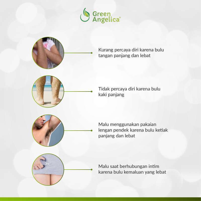 Jual [ Ampuh ] Green Angelica Hair Removal // Perontok Bulu Permanen