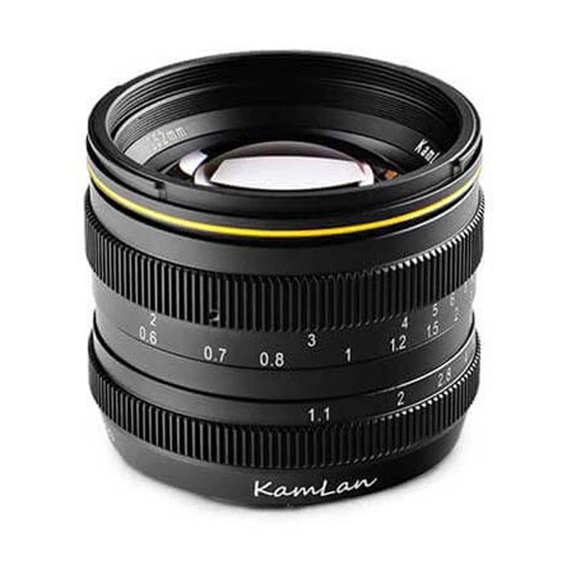 Promo Kamlan 50mm F1.1 Fix Manual Lensa for Canon EOS-M Mirrorless