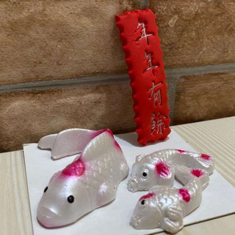 Jual Hiasan Kue Cny Ikan Koi Dekorasi Kue Pudding Cake Di Seller Kawan