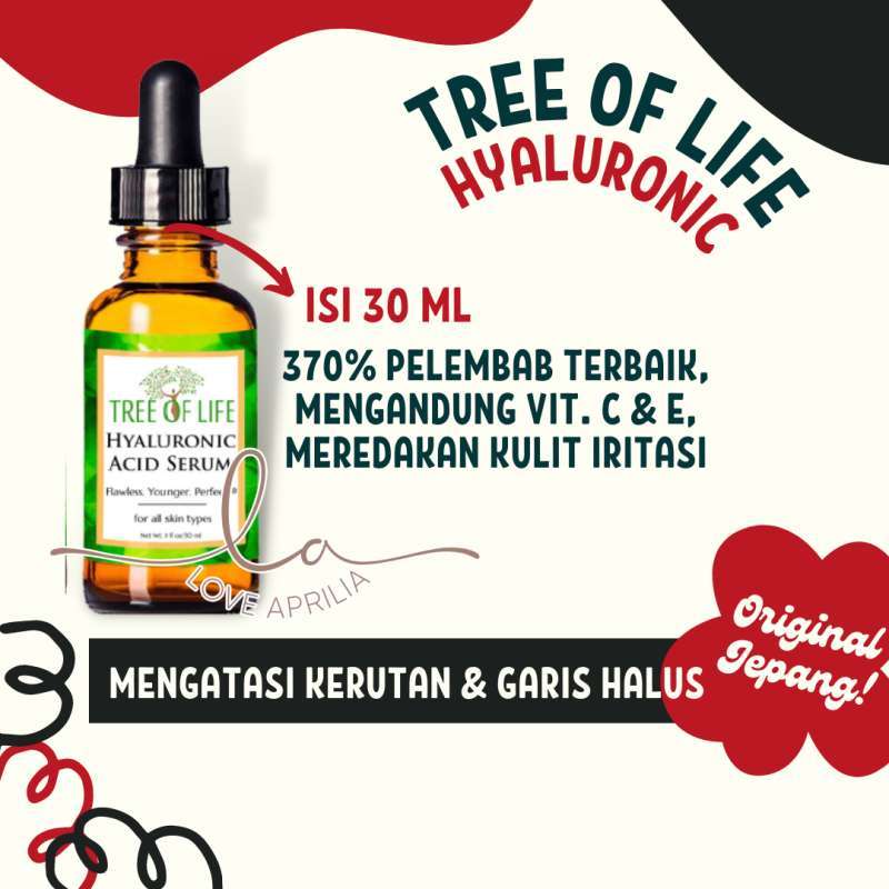 Jual Tree Of Life Serum (hyaluronic Acid) Original Jepang, Mencerahkan