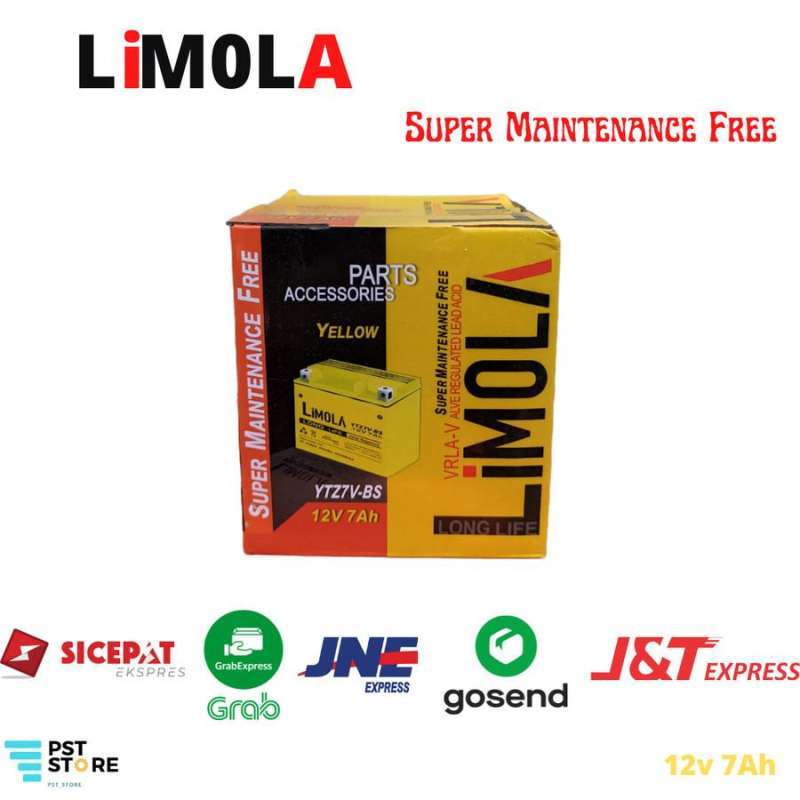 Jual Aki / Accu Motor Limola Ytz7V-Bs / Ltz7V-Bs (N-Max, Aerox, Lexi