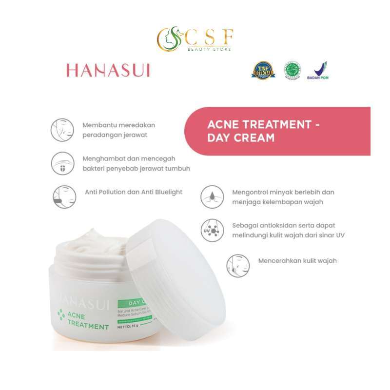 Jual Hanasui Acne Treatment Day Cream di Seller CSF Beauty Store