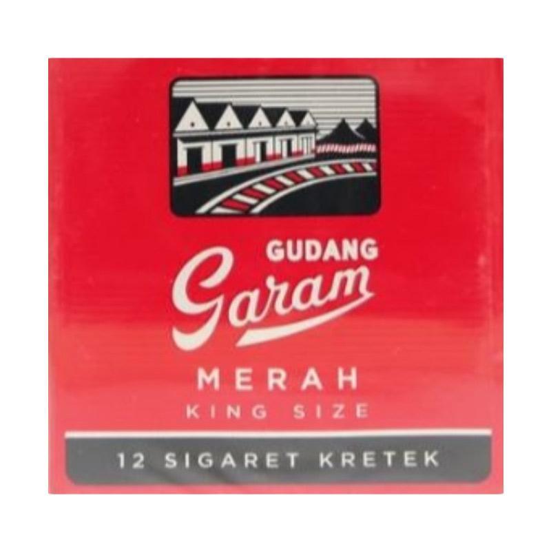 Jual Gudang Garam Merah Kretek Rokok 12 Batang 10 Bungkus 1 Slop Di 