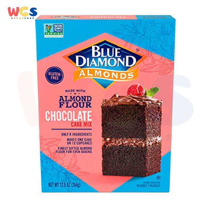Jual Blue Diamond Almonds Chocolate Cake Mix Almond Flour 12.5oz 354g