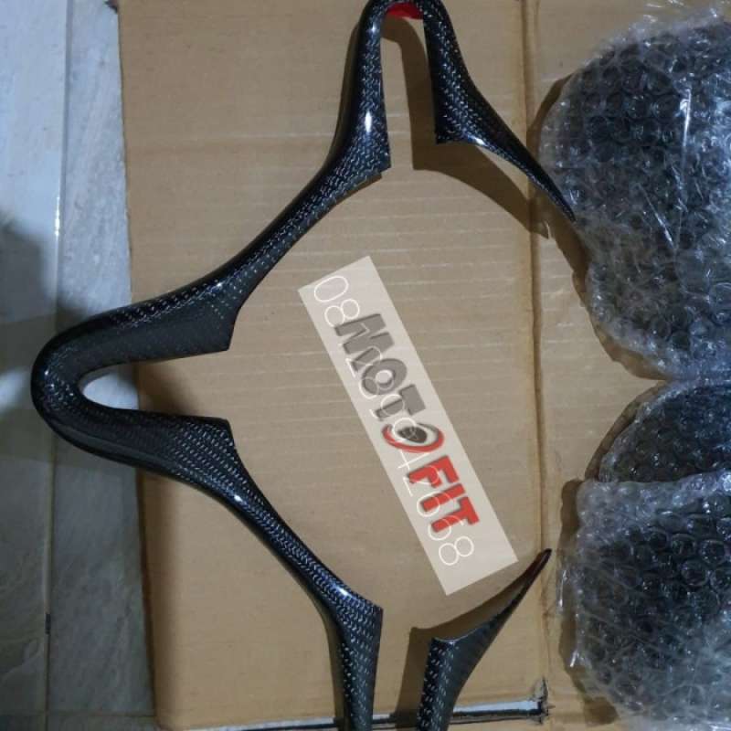 Promo STIR HONDA JAZZ GE8 CIVIC FD COVER STEER CARBON KEVLAR ASLI