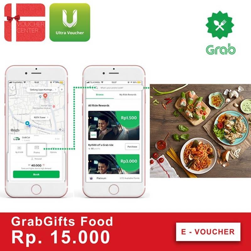 Jual Grab Food E-Voucher [Rp 15.000] Online Oktober 2020