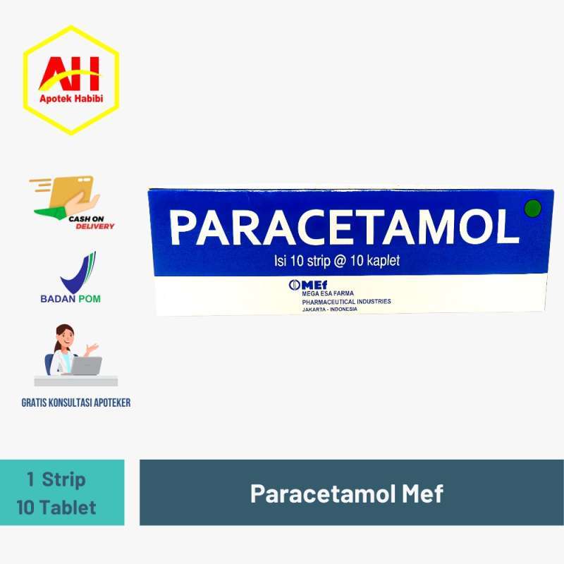Promo PARACETAMOL PARASETAMOL GENERIK 500MG PERSTRIP OBAT DEMAM PUSING MERIANG Diskon 17 di