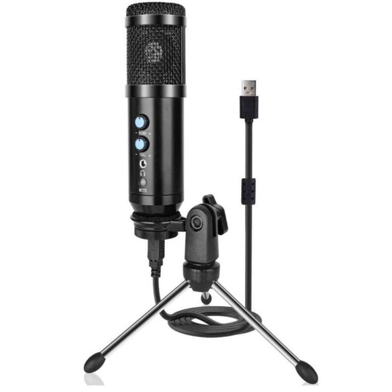 Promo TaffSTUDIO Tech Microphone Condenser USB Mikrofon with Stand UD