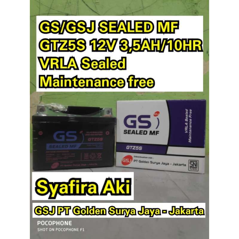 Promo Bagikan: Aki motor Honda Beat -Vario 110 -Supra X 125 GTZ5S GS MF
