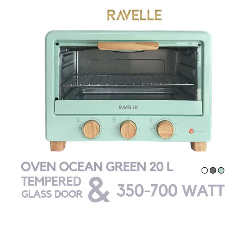 Promo Ravelle Oven Listrik Toaster 20L Korean Toaster Oven Ocean